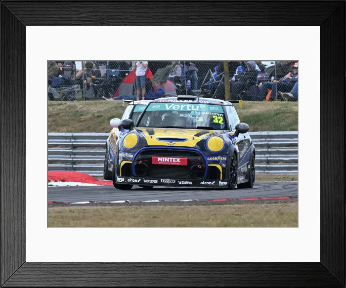 Framed Print : CZ2_6423 Ned Anthony, MINI JCW, Amigo Motorsport.jpg Framed Print : CZ2_6423 Ned Anthony, MINI JCW, Amigo Motorsport.jpg