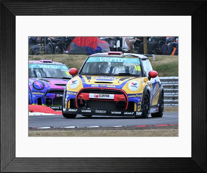 Framed Print : CZ2_6437 Lewis Selby, MINI JCW, NAPA Racing UK.jpg Framed Print : CZ2_6437 Lewis Selby, MINI JCW, NAPA Racing UK.jpg
