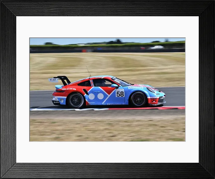 Framed Print : CZ2_7014 Henry Dawes, Century Motorsport, Porsche 911 GT3 Cup.jpg
