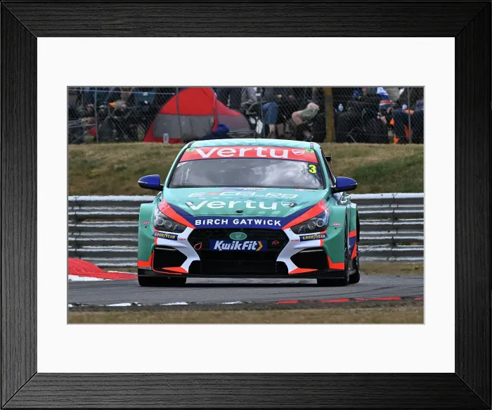 Framed Print : CZ2_6473 Tom Chilton, Hyundai i30N, Team Vertu.jpg Framed Print : CZ2_6473 Tom Chilton, Hyundai i30N, Team Vertu.jpg