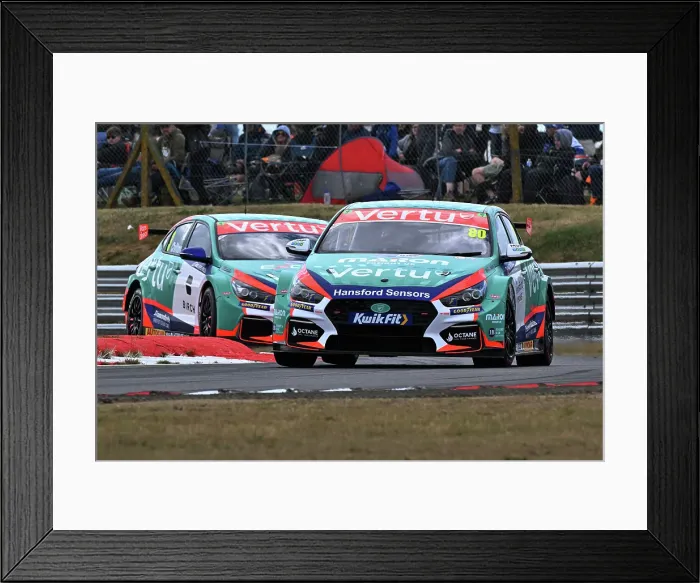 Framed Print : CZ2_6472 Tom Ingram, Hyundai i30N, Team Vertu.jpg