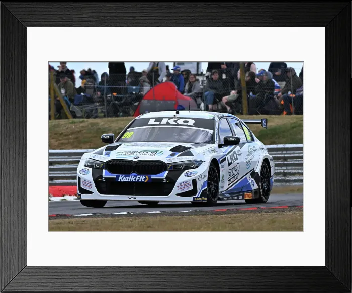 Framed Print : CZ2_6479 Charles Rainford, BMW 330i M Sport, LKQ Euro Car Parts Racing with WSR.jpg Framed Print : CZ2_6479 Charles Rainford, BMW 330i M Sport, LKQ Euro Car Parts Racing with WSR.jpg