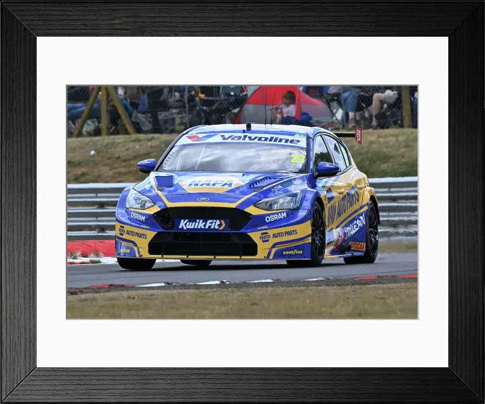 Framed Print : CZ2_6482 Dan Cammish, Ford Focus ST, NAPA Racing UK.jpg