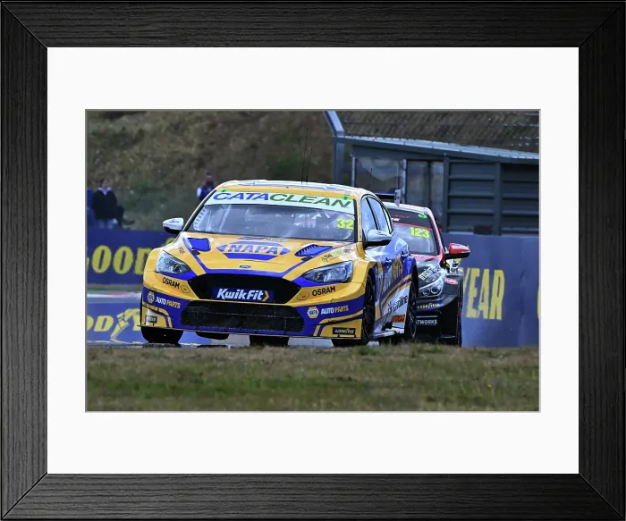 Framed Print : CZ2_6803 Daniel Rowbottom, Ford Focus ST, NAPA Racing UK.jpg