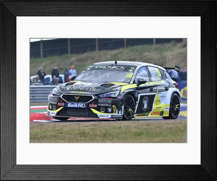 Framed Print : CZ2_6825 Nicolas Hamilton, Cupra Leon, Powder Monkey Brewing Co with Esidock.jpg