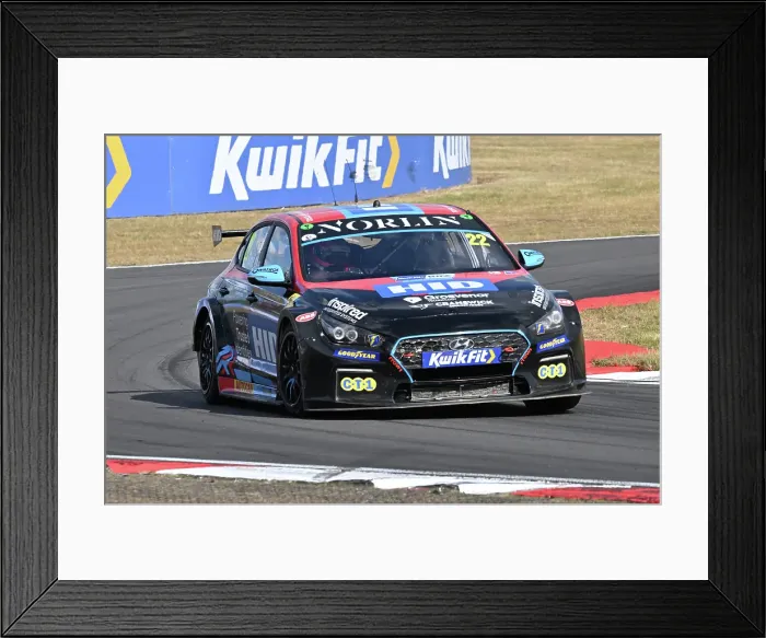 Framed Print : CZ2_7289 Chris Smiley, Hyundai i30N, Restart Racing.jpg