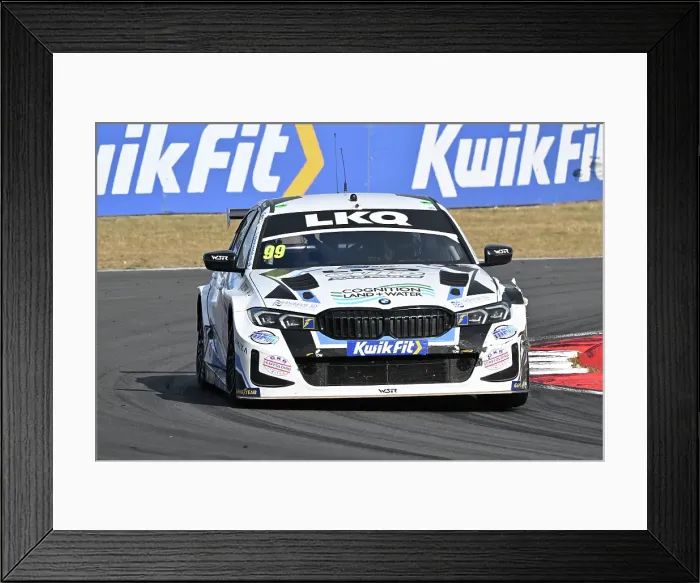 Framed Print : CZ2_7340 Charles Rainford, BMW 330i M Sport, LKQ Euro Car Parts Racing with WSR.jpg