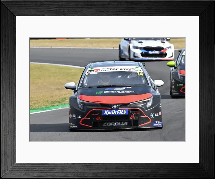 Framed Print : CZ2_7216 Ronan Pearson, Toyota Corolla GR Sport, Toyota Gazoo Racing with IAA.jpg