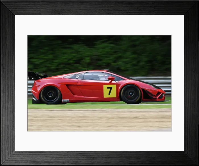 Framed Print : CZ2_8231 Neil Glover, Luke Reade, Lamborghini Gallardo GT3.jpg