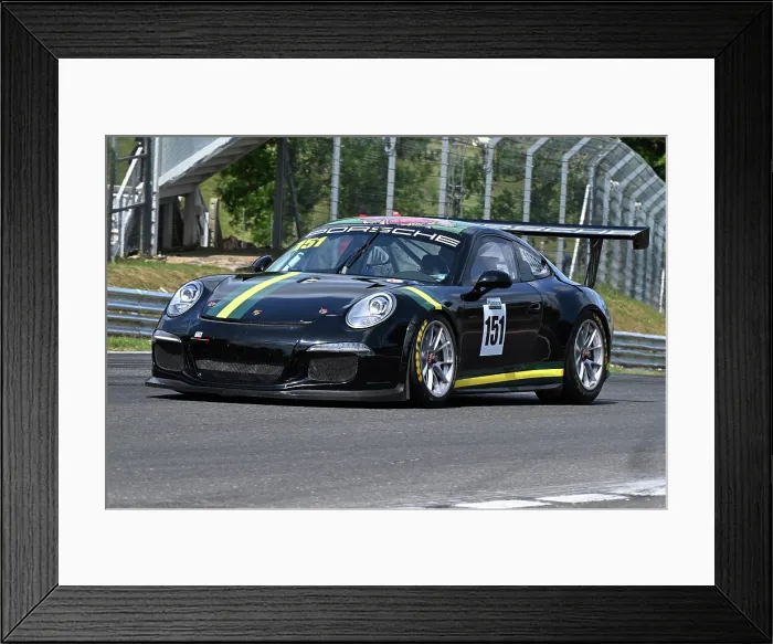 Framed Print : CZ2_8305 David Harrison, Nathan Luckey, Porsche 991-1 GT3 Cup.jpg
