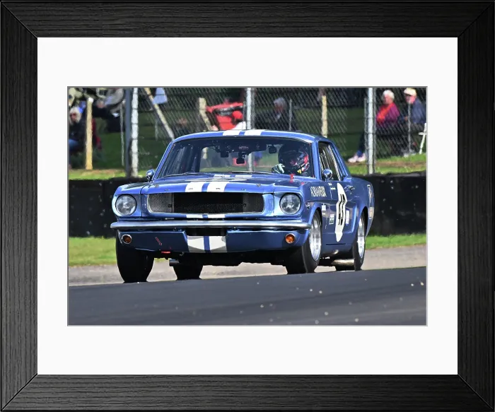 Framed Print : CZ2_8930 Jimmy Broadbent, Matt Neal, Ford Mustang.jpg