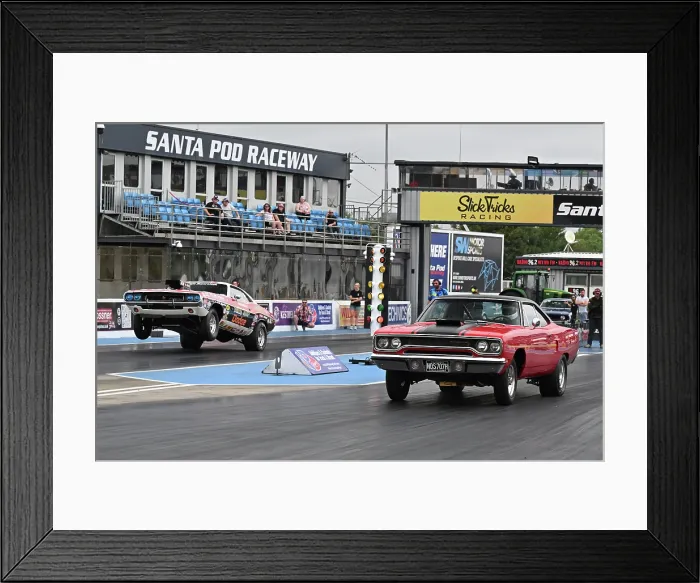 Framed Print : CZ2_9050 Richard Granger, Plymouth Roadrunner, Duncan Watts, Dodge Challenger.jpg