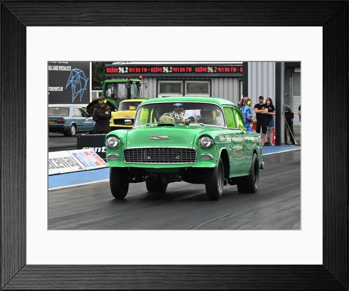 Framed Print : CZ2_9057 Ray Turner, 55 Chevy, Green Onions.jpg