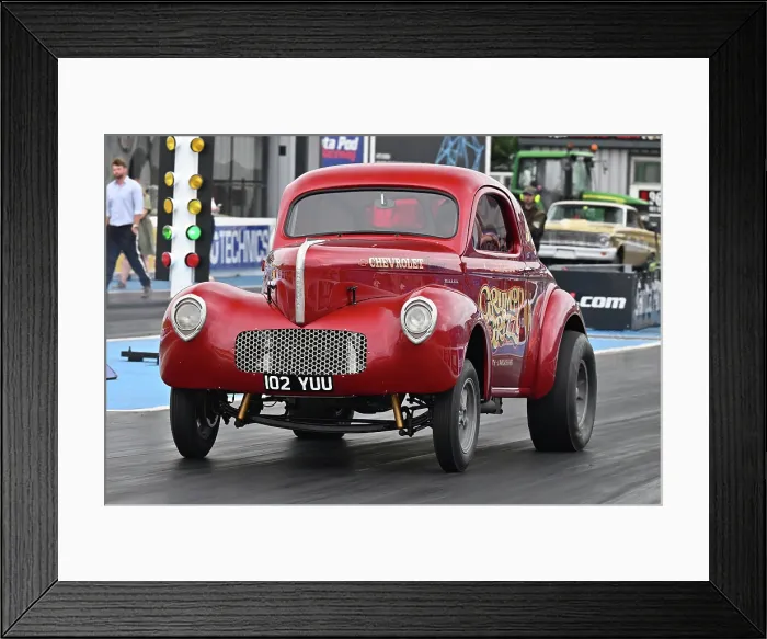 Framed Print : CZ2_9082 Billy Jones, Willys Coupe, Grumpy Grizz.jpg Framed Print : CZ2_9082 Billy Jones, Willys Coupe, Grumpy Grizz.jpg