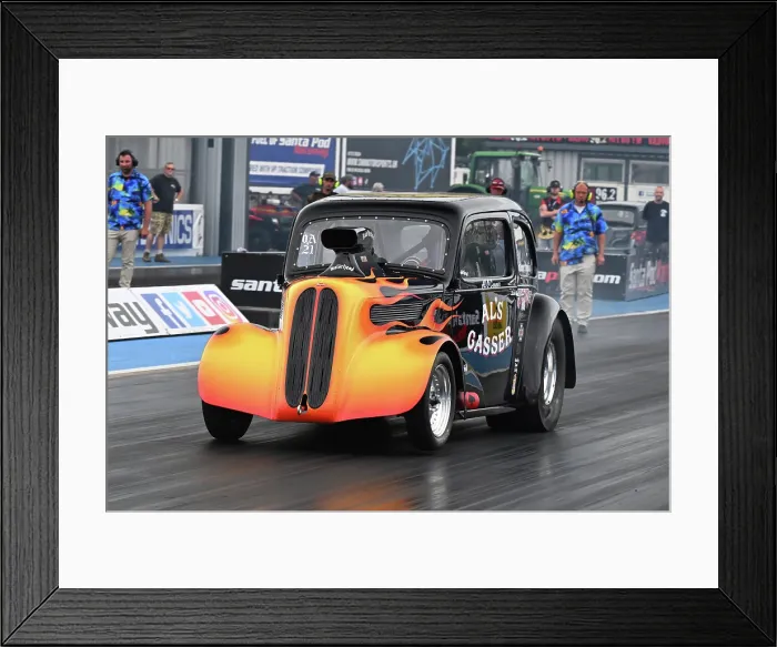 Framed Print : CZ2_9117 Al O'Connor, Ford Anglia, Al's Gasser.jpg