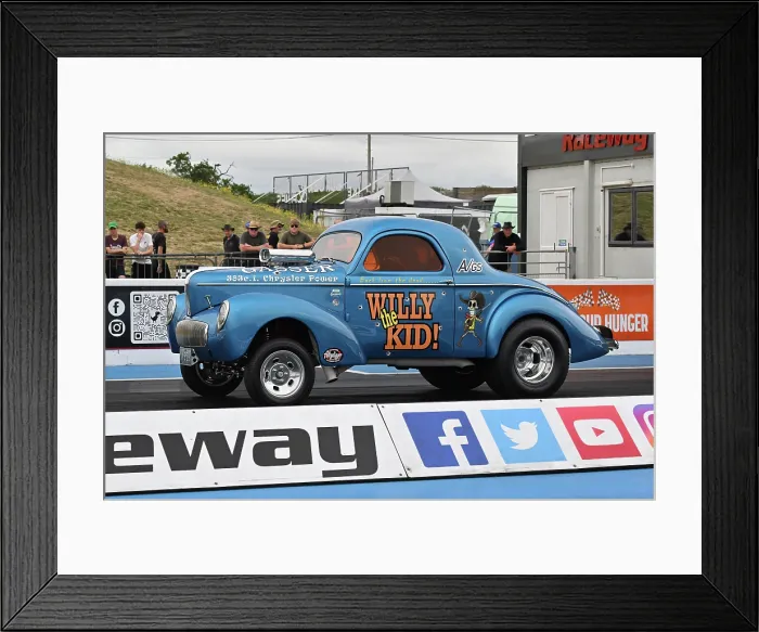Framed Print : CZ2_9130 Pete Rivers, Willys, Willy the Kid.jpg