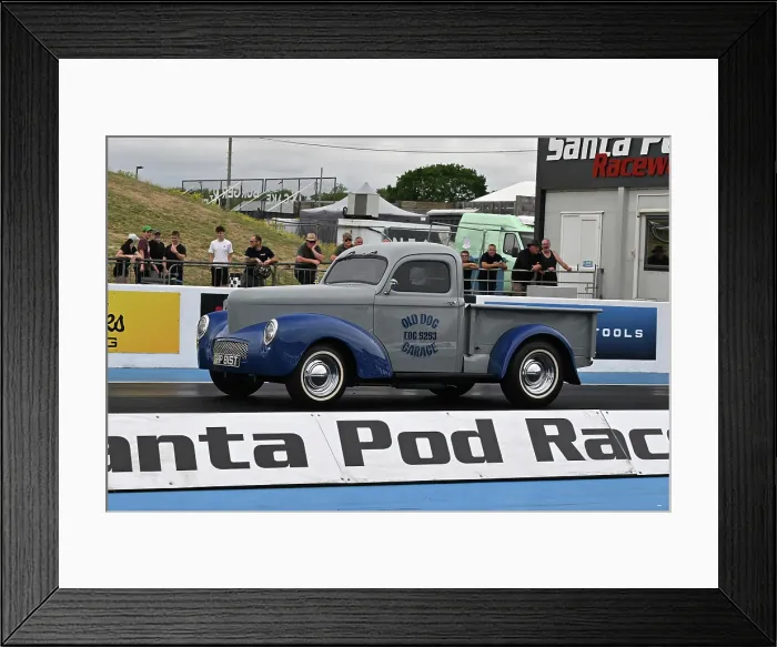 Framed Print : CZ2_9139 David Hinson, Willys Pick-up.jpg