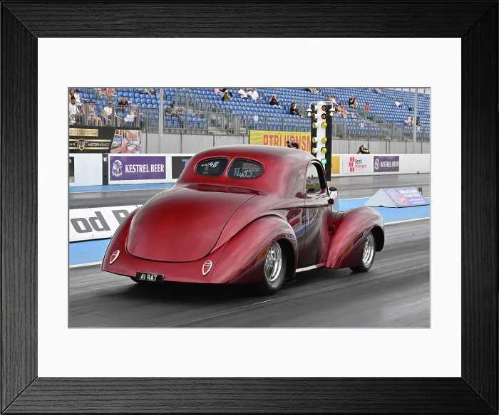 Framed Print : CZ2_9917 Andy Crockett, Willys Coupe.jpg