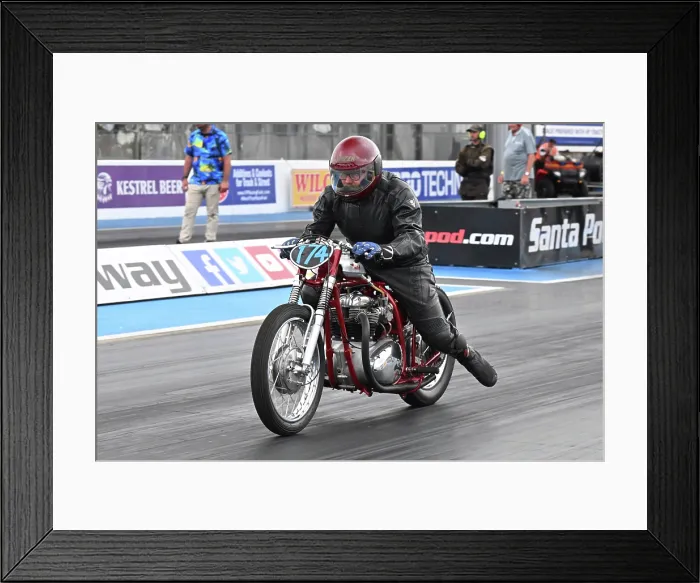 Framed Print : CZ2_9855 Tim Howell, BSA Lightning, Naomi.jpg Framed Print : CZ2_9855 Tim Howell, BSA Lightning, Naomi.jpg