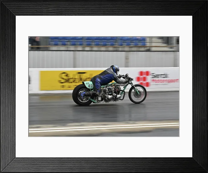 Framed Print : CZ3_0274 Colin Fallows, Twin Norton, Super Cyclops.jpg