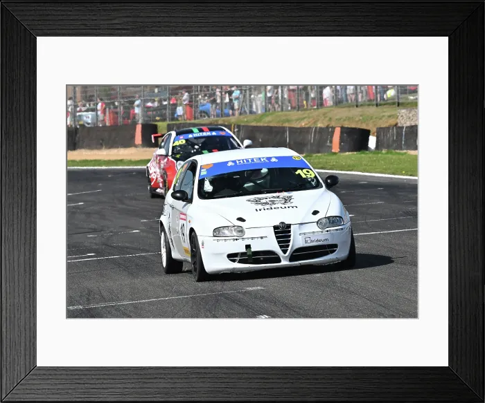 Framed Print : CZ3_5630 Dave Pickup, Alfa Romeo 147.jpg