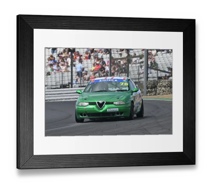 Framed Print : CZ3_5897 Edward Robinson, Alfa Romeo 156.jpg