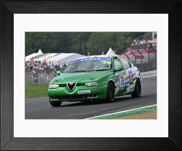 Framed Print : CZ3_5945 Edward Robinson, Alfa Romeo 156.jpg Framed Print : CZ3_5945 Edward Robinson, Alfa Romeo 156.jpg