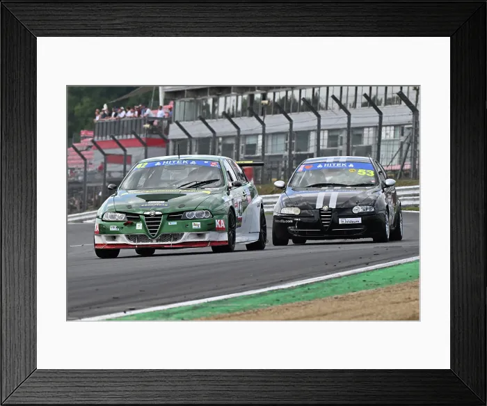 Framed Print : CZ3_6028 Ian Woolfenden, Alfa Romeo 156, George Warren, Alfa Romeo 147.jpg Framed Print : CZ3_6028 Ian Woolfenden, Alfa Romeo 156, George Warren, Alfa Romeo 147.jpg