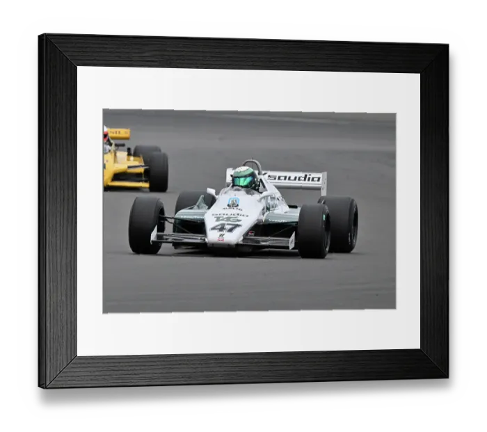 Framed Print : CZ3_6677 Werner D'Ansembourg, Williams FW08.jpg Framed Print : CZ3_6677 Werner D'Ansembourg, Williams FW08.jpg