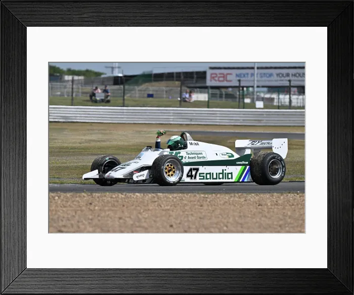Framed Print : CZ3_9724 Werner D'Ansembourg, Williams FW08.jpg Framed Print : CZ3_9724 Werner D'Ansembourg, Williams FW08.jpg