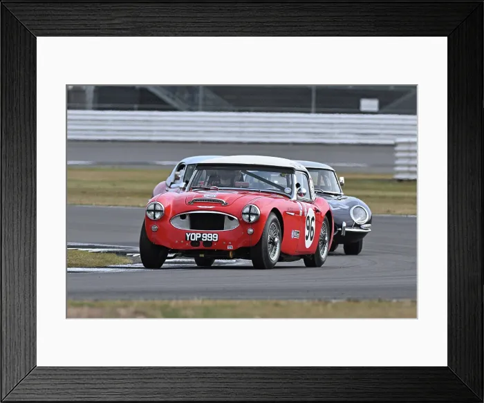 Framed Print : CZ3_8449 Nils-Fredrik Nyblaeus, Jeremy Welch, Austin Healey 3000 Mk I.jpg