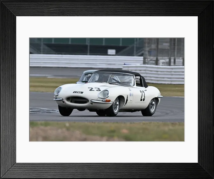 Framed Print : CZ3_8458 Gary Pearson, John Pearson, Jaguar E-Type DHC.jpg