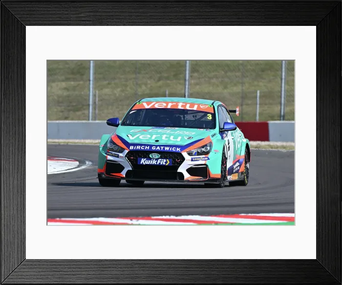 Framed Print : CZ4_0670 Tom Chilton, Hyundai i30N, Team VERTU.jpg Framed Print : CZ4_0670 Tom Chilton, Hyundai i30N, Team VERTU.jpg