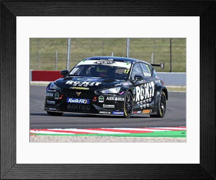 Framed Print : CZ4_0685 Dexter Patterson, Cupra Leon, ROKiT Racing with Un-Limited Motorsport.jpg