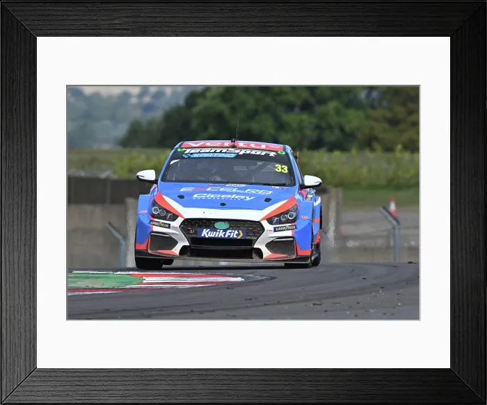 Framed Print : CZ4_0928 Adam Morgan, Hyundai i30N, Team VERTU.jpg Framed Print : CZ4_0928 Adam Morgan, Hyundai i30N, Team VERTU.jpg