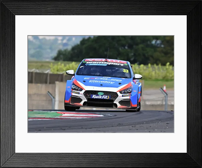 Framed Print : CZ4_0948 Adam Morgan, Hyundai i30N, Team VERTU.jpg Framed Print : CZ4_0948 Adam Morgan, Hyundai i30N, Team VERTU.jpg