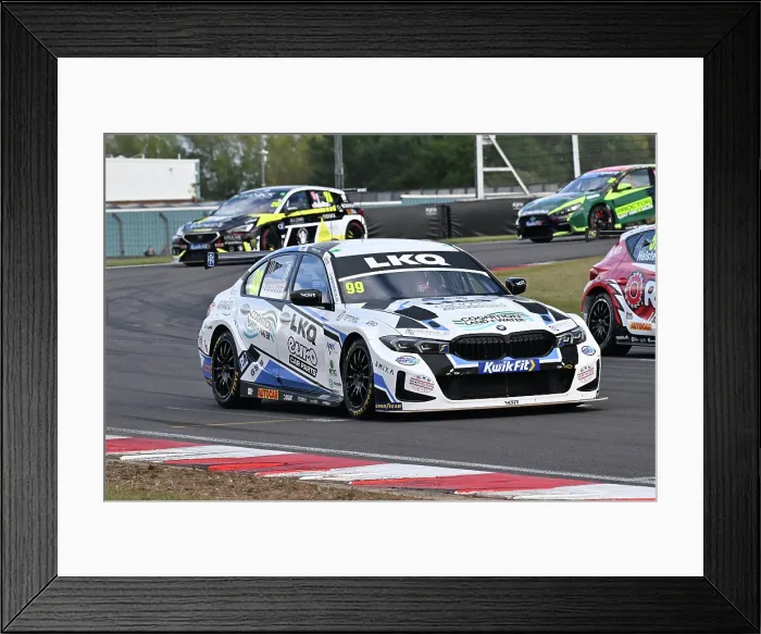 Framed Print : CZ4_2078 Charles Rainford, BMW 330i M Sport, LKQ Euro Car Parts Racing with WSR.jpg