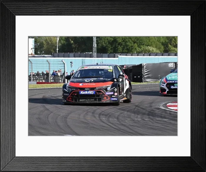 Framed Print : CZ4_2240 Aron Taylor-Smith, Toyota Corolla GR Sport, Toyota Gazoo Racing UK with IAA.jpg