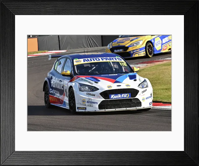 Framed Print : CZ4_2280 Ashley Sutton, Ford Focus ST, NAPA Racing UK.jpg Framed Print : CZ4_2280 Ashley Sutton, Ford Focus ST, NAPA Racing UK.jpg