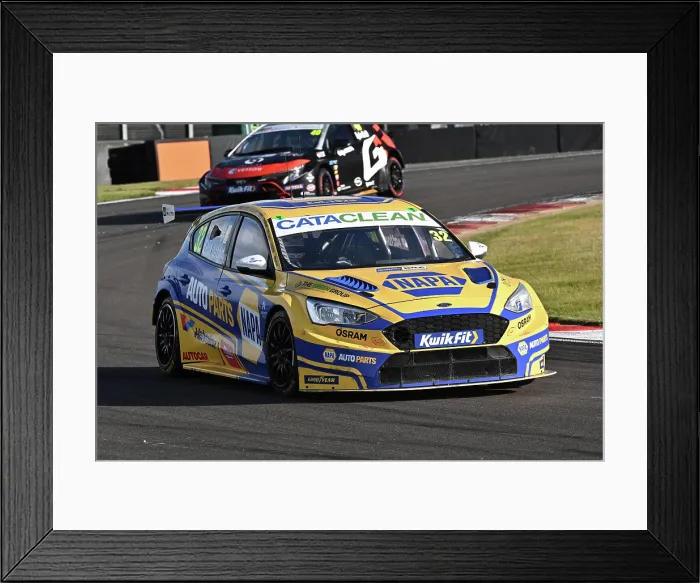 Framed Print : CZ4_2281 Daniel Rowbottom, Ford Focus ST, NAPA Racing UK.jpg Framed Print : CZ4_2281 Daniel Rowbottom, Ford Focus ST, NAPA Racing UK.jpg