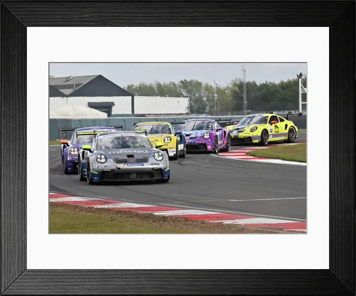Framed Print : CZ4_1886 Stephen Jelley, Team Parker Racing, Porsche 911 GT3 Cup.jpg