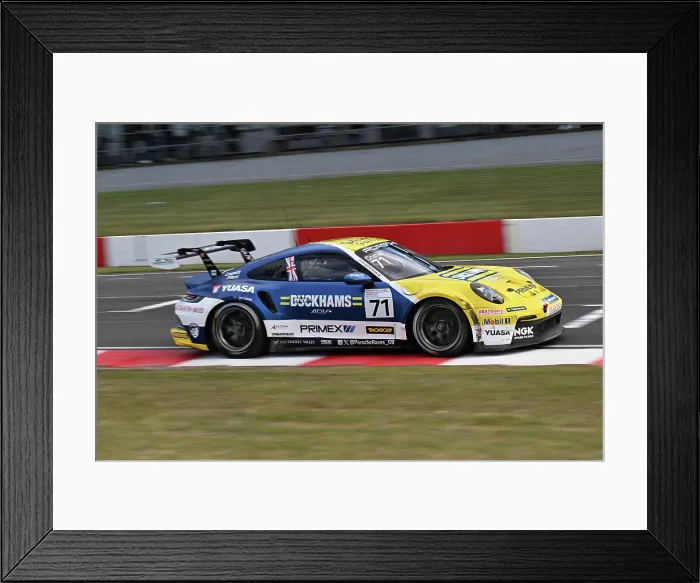 Framed Print : CZ4_1968 Max Coates, Duckhams Yuasa Racing by Graves Motorsport, Porsche 911 GT3 Cup.jpg Framed Print : CZ4_1968 Max Coates, Duckhams Yuasa Racing by Graves Motorsport, Porsche 911 GT3 Cup.jpg
