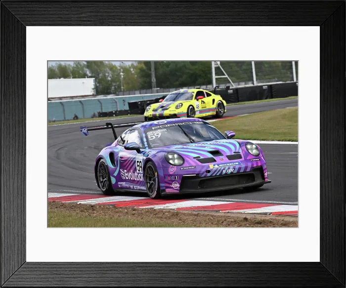 Framed Print : CZ4_2049 Josh Stanton, JTR, Porsche 911 GT3 Cup.jpg