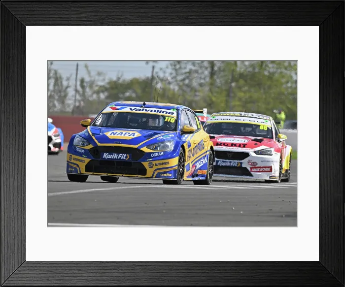 Framed Print : CZ4_9147 Ashley Sutton, Ford Focus ST, NAPA Racing UK.jpg Framed Print : CZ4_9147 Ashley Sutton, Ford Focus ST, NAPA Racing UK.jpg