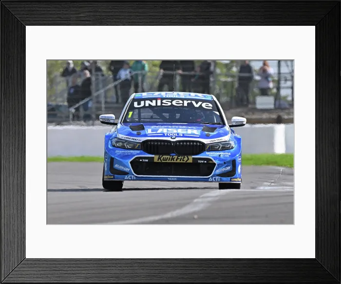 Framed Print : CZ4_9201 Jake Hill, BMW 330i M Sport, Laser Tools Racing with MB Motorsport.jpg