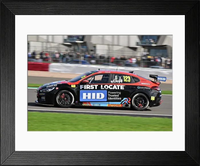 Framed Print : CZ4_9223 Daniel Lloyd, Hyundai i30N, Restart Racing.jpg