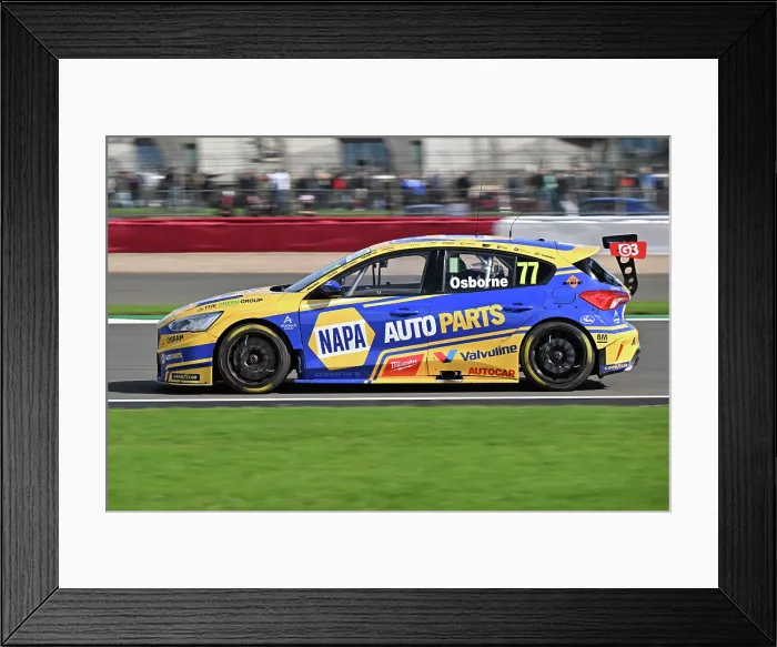 Framed Print : CZ4_9334 Sam Osborne, Ford Focus ST, NAPA Racing UK.jpg Framed Print : CZ4_9334 Sam Osborne, Ford Focus ST, NAPA Racing UK.jpg