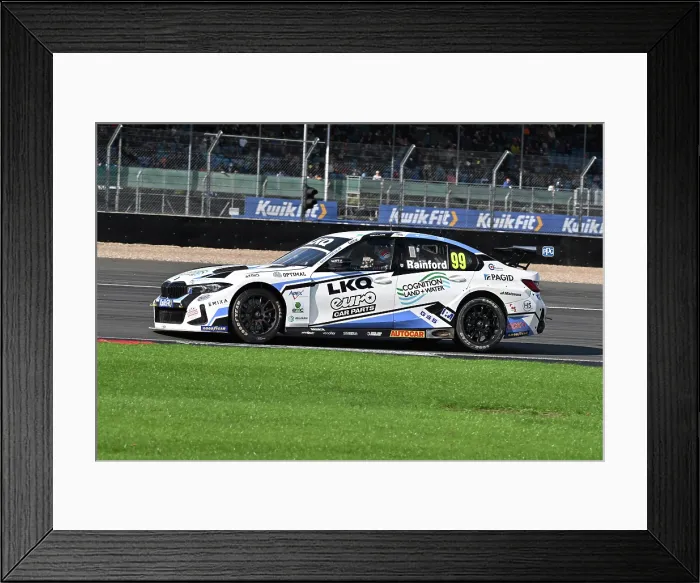 Framed Print : CZ5_0390 Charles Rainford, BMW 330i M Sport, LKQ Euro Car Parts Racing with WSR.jpg Framed Print : CZ5_0390 Charles Rainford, BMW 330i M Sport, LKQ Euro Car Parts Racing with WSR.jpg