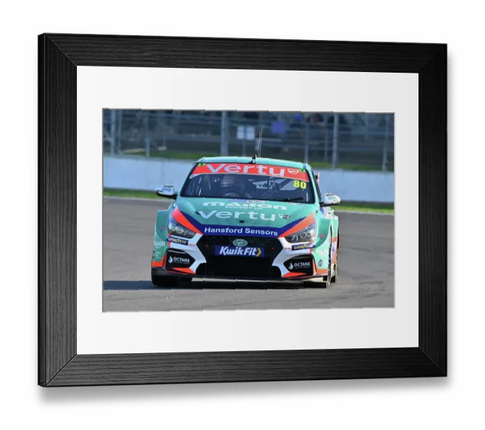 Framed Print : CZ5_0862 Tom Ingram, Hyundai i30N, Team VERTU.jpg