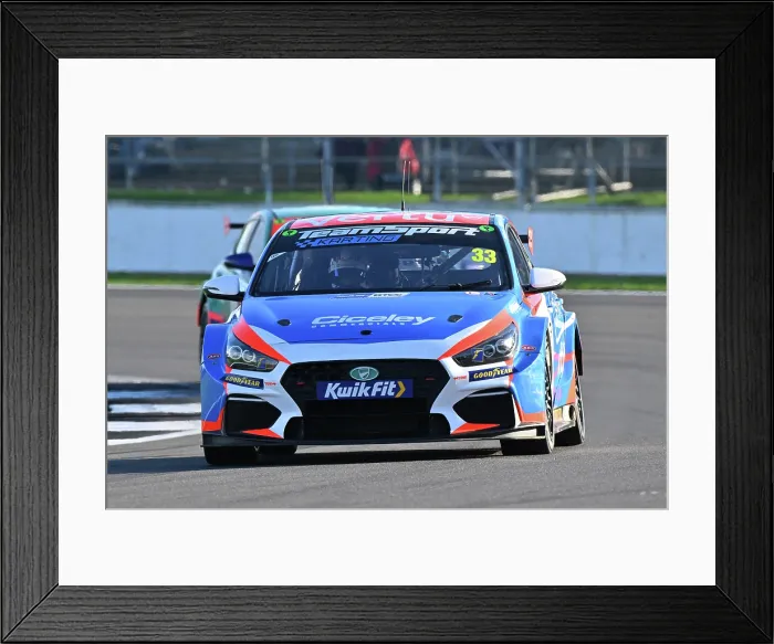 Framed Print : CZ5_0869 Adam Morgan, Hyundai i30N, Team VERTU.jpg Framed Print : CZ5_0869 Adam Morgan, Hyundai i30N, Team VERTU.jpg